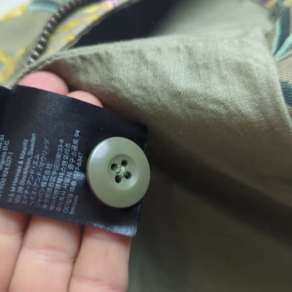 Cottagecore Farmhouse Floral Chore Jacket Utility Gorpcore Women's Size 6 - Picture 13 of 16